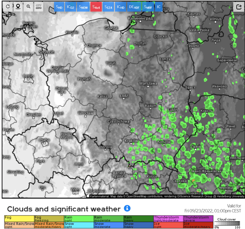 Pogoda na jutro: piątek 23.09.2022 - Wyż Stefan i poprawa pogody na zachodzie Polski.