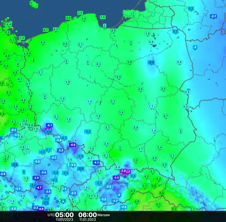 Pogoda na środę i czwartek. Prognoza Jarosława Turały. 11.1 i 12.1