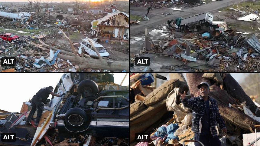 USA. Tornado przeszło przez Missisipi. 26 osób nie żyje. Potworne zniszczenia.