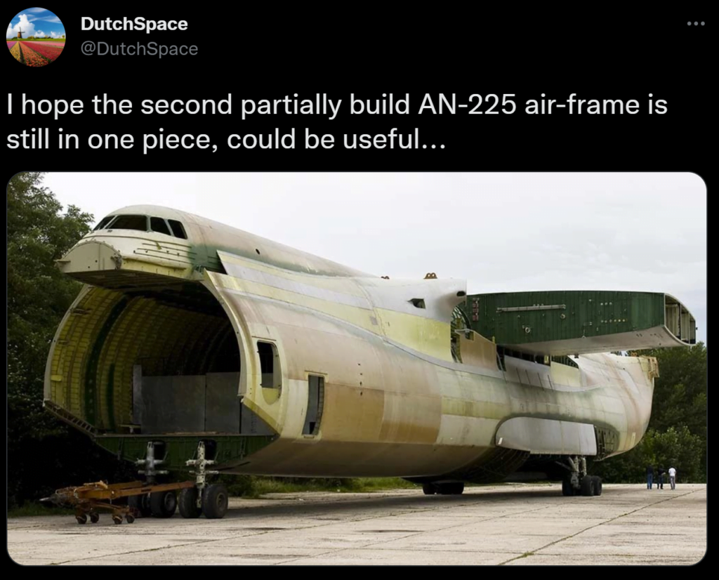 Antonov An-225 Mrija, Antonov An-225 Mrija,zniszczony,uda się,odbudować